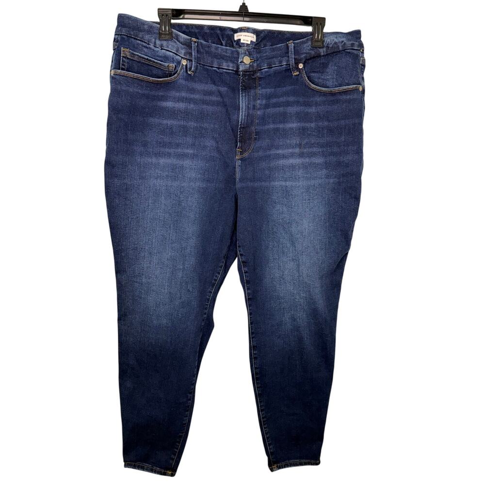 Good American Always Fit Good Legs Skinny Jeans Plus Size 20-26 Stretch Comfort